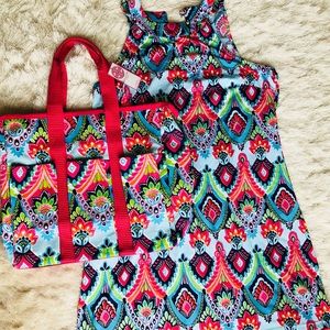 Buckhead Betty dress and matching tote